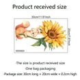 thumbnail image 3 of Gmogad Sunflower Wall Stickers Removable Self-Adhesive Flower Decals for Bedroom Living Room Nursery Kindergarten Home Decor Easy Peel & Stick Window Mural, 3 of 6