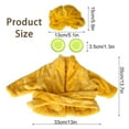 thumbnail image 3 of Porch Goose Bathrobe Set With Headband & Eye Mask Decorative Porch Goose Outfit For Homeowners Courtyard Garden Decor(Yellow-13In), 3 of 8
