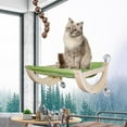 thumbnail image 3 of Hamaca para ventana de gato mascota, percha para ventana, ventosa para asiento de ventana, estante de para gato colgante que ahorra espacio Estilo A Fernando Percha de ventana de gato, 3 of 8