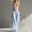 Blue, variant on ClodeEU Women's Wide Leg Cargo Jumpsuit with Pockets ,Casual Loose Trendy Romper Army Green,Women's Plus L