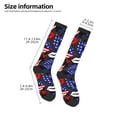 thumbnail image 2 of Balery American With Lips Calcetines novedosos Calcetines deportivos Calcetines hasta la rodilla Calcetines de algodón Calcetines originales y geniales, 2 of 6