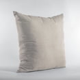 thumbnail image 3 of Plutus Blush Solid Shiny Velvet Luxury Throw Pillow - Double sided 24" x 24", 3 of 5