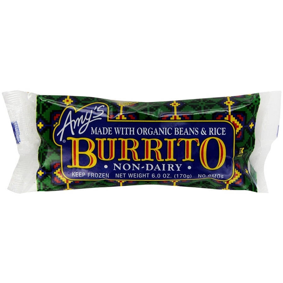 Amy's Vegetarian Burritos & Wraps, (Pack of 12), Frozen, Multiple