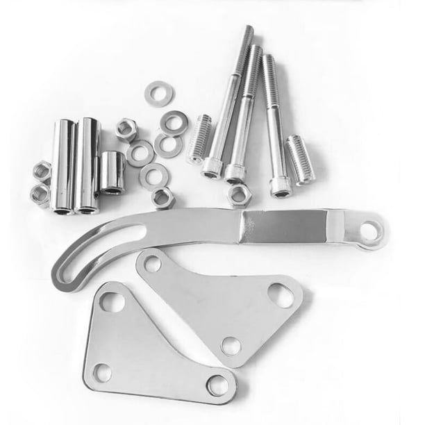 Power Steering Pump Mounting Bracket Small Block Chrome SWP LWP for