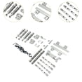 thumbnail image 6 of Almencla RC Car Upgrade Spare Kits RC Upgrade RC Car Pull Rod Replace Sturdy Metal RC Accessories for 1/12 MN82 LC79 RC Crawler RC Car argent, 6 of 8