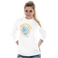 thumbnail image 5 of Have A Smurfy Day Smurfette Cartoon Women's Long Sleeve T Shirt Brisco Brands X, 5 of 6