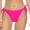 EliteGoogv#Hot Pink, variant on Women Mid Waisted Tie Side Triangle Bikini Bottom Quick Dry Breathable Bathing Suit Bottom For Beach Pool Summer Water Activities,Red,M