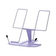 thumbnail image 3 of Soporte universal para libros de cocina y tabletas, plegable y de metal. Violeta, 3 of 9