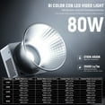 thumbnail image 2 of Neewer HB80B 80W LED Video Light - 2700K-6500K CRI95+, 72Wh Battery, APP/2.4G Control for Studio, 2 of 9