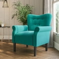 thumbnail image 2 of BELLEZE Accent Chair Armchair for Living Room - Allston (Mallard Teal), 2 of 7