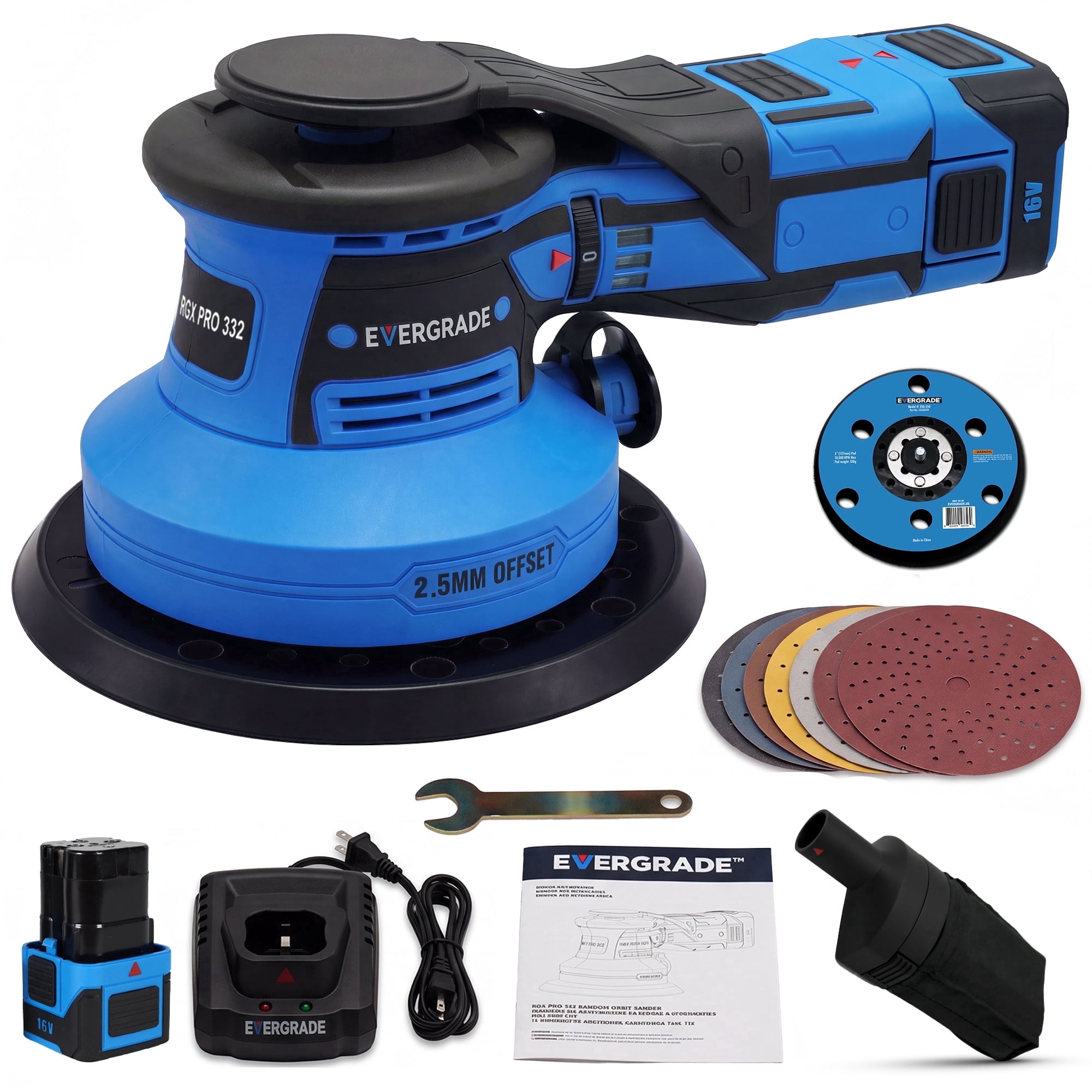 Viking Pneumatic Dual Piston Straight Line Sander for Home
