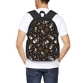 thumbnail image 4 of Fotbe Pirate Skulls Mochila para Hombre y Mujer - Tela Oxford 600D Resistente - Mochila Impermeable de Gran Capacidad para Escuela, Viajes y Senderismo, 4 of 6