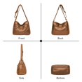 thumbnail image 5 of KXF Crossbody Bag for Women Lightweight Shoulder Bags Ladies Soft PU Leather Handbags, 5 of 9