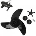 thumbnail image 4 of Hélices para motor marino QP05013A, motor eléctrico de 3 palas, fueraborda para Haibo T54, 4 of 14