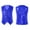 Royal Blue, variant on TiaoBug Kids Boys Girls Glittery Sequined Shirt Vest Jacket Hip Hop Jazz Dance Shiny Waistcoat