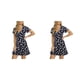 thumbnail image 2 of Vestidos con cuello en V Minnieouse Estampado de flores rotas Tallas múltiples Mujeres sexy, 2 of 6