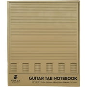 Koala Tools Guitar Tablature | Guitar Tab Notebook (1 Book) | 8.5" x 9.75" 60pp. | Blank Paper, Sheets for Music Chord Notation