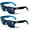 Black, variant on 2 Pairs Men Reading Sunglasses - Outdoor Full Tint Reader Glasses For Large Head +1.00