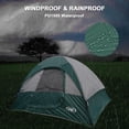 thumbnail image 3 of Carpa para Camping UNP para 2 Personas, Impermeable y Cortaviento con Cubierta de Lluvia, 3 of 8