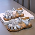 thumbnail image 5 of JnBQdnc Girls Sandals,Summer Sandal Sale Girls Gladiator Sandals Cute Open Toe Breathable Summer Strappy Sandals for Girls with Zipper, 5 of 7