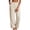 Beige, variant on Yotami Womens Cable Knit Plush Jogger Pants Winter Warm Fleece Lounge Pants, Elastic Waist Pajama Pants Beige S
