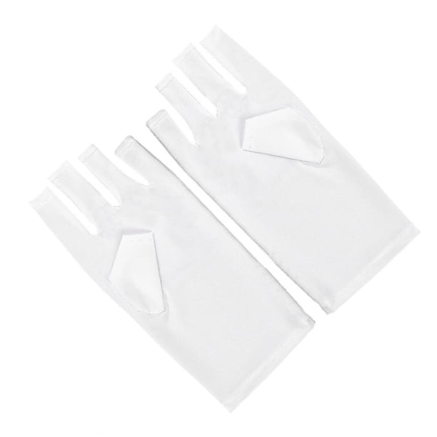 Vogacara Guantes de protección para manicura Manos suaves ennegrecidas, a prueba de sol, lámpara para hornear antideslizante, guantes para dedos con Juegos de manicura No.1 Vogacara CE003136-01