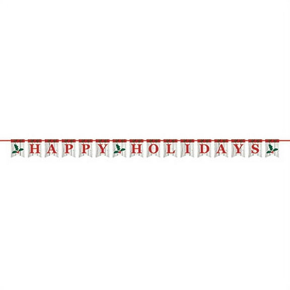Happy Holidays Paper Banner (1ct)