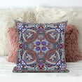 thumbnail image 2 of Lotus Garden Indoor/Outdoor Pillow in Blue Orange 20x20, 2 of 5