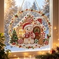 thumbnail image 4 of Christmas Diamond Art Painting Suncatcher, Acrylic Stained Window Hanging Sun Catcher, Gemstone Diamond Beads Painting Art Suncatchers for Xmas Window Wreath Decor, 4 of 8