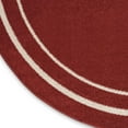 thumbnail image 3 of Nourison Essentials Indoor/Outdoor Brick/Ivory 4' x round Area Rug, (4 Round), 3 of 11