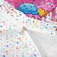 thumbnail image 4 of Castle Fairy Baseball Print Bedding, Ice Cream Drip Duvet Cover Full, Pink Blue,3pcs,1 Duvet Cover and 2 Pillowcases, 4 of 6