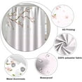 thumbnail image 5 of Cherry Blossom Shower Curtain Japan Pink Floral Landscape Shower Curtains for Girly Woman Bathroom Decor Accessories Waterproof Polyester Fabric with Hooks, 72 x 84 Inch, 5 of 6