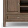 thumbnail image 4 of Pemberly Row Farmhouse Wood 47" TV Media Stand in Rustic Natural Brown, 4 of 7