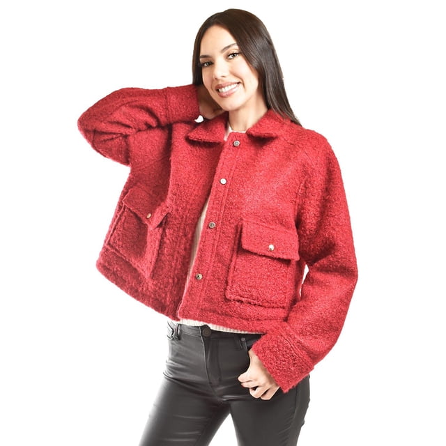 Chaqueta Teddy Roman Fashion /Juvenil, 121 (Rojo) rojo M