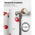 thumbnail image 6 of nqOlkjepod Outdoor Curtains for Patio Waterproof, Cherry Rustic Outdoor Privacy Panels Grommet, Spring Summer Tropic Fruit Watercolor Blackout Outside Curtains for Porch/Cabana 54"x84", 1 Panel, 6 of 8