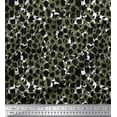 thumbnail image 1 of Soimoi Cotton Duck Fabric Leopard Animal Skin Printed Fabric 1 Yard 42 Inch Wide, 1 of 3
