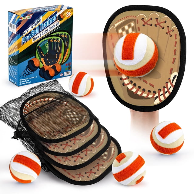 Set Toss and Catch Ball Aywewii Soft para niños de 3 a 8 años o más