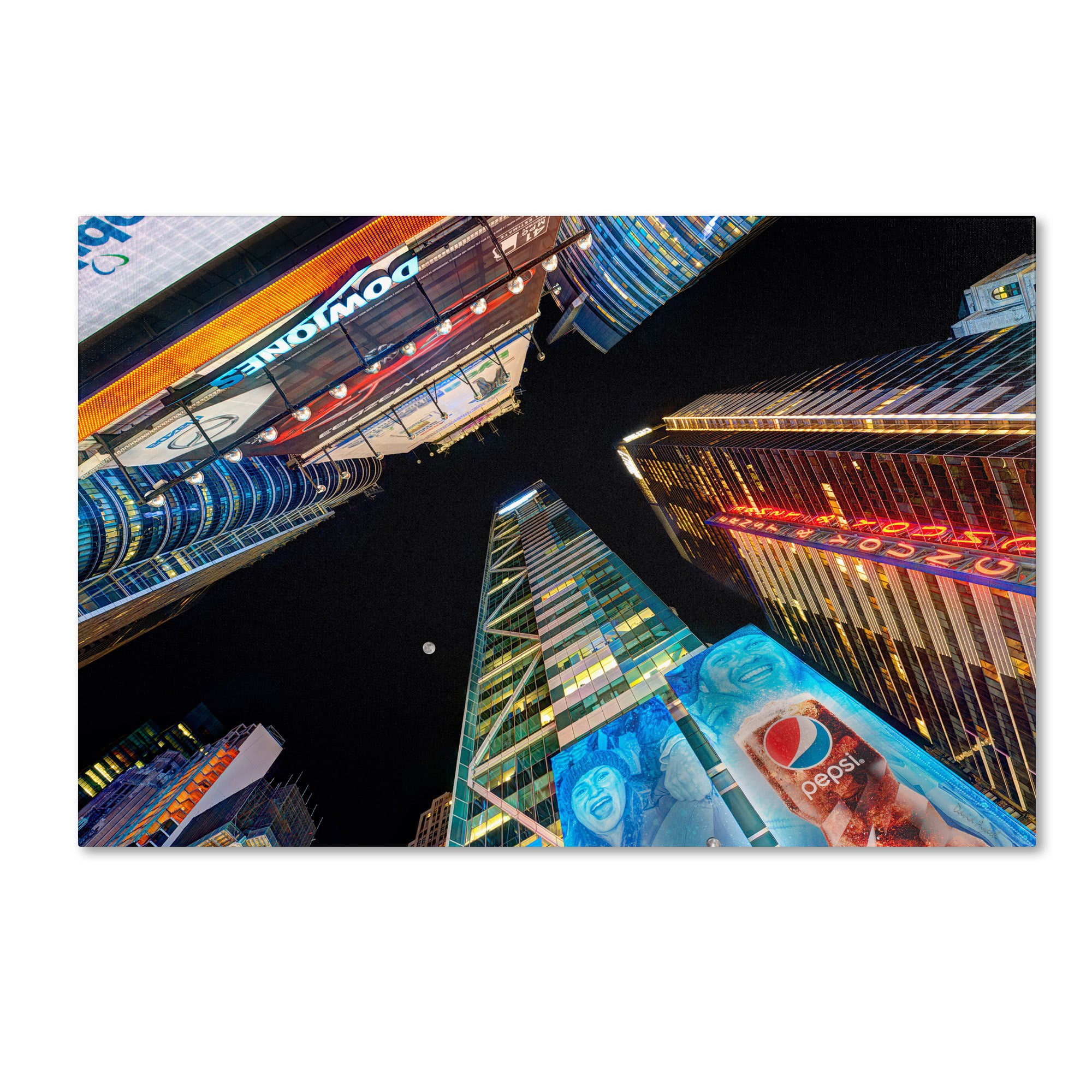 Trademark Fine Art "Times Square NYC" Canvas Art by David Ayash