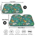 thumbnail image 3 of Balery Jungle Animals Windshield Sun Shade, Car Front Window Sunshade Cover ,Automotive Interior Portected Blocks Uv Rays For Car Pickup Truck Suv Accessories- Small, 3 of 7