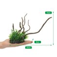 thumbnail image 2 of Madera maciza simulada, raíces de árboles y plantas acuáticas simuladas. Paisajismo para peceras, nueva decoración para peceras., 2 of 5