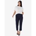 thumbnail image 2 of Time and Tru Women's Tapered Pull On Dress Pants, 27" Inseam, Sizes XS-XXXL, 2 of 5