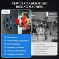 thumbnail image 3 of Music Boxing Machine–Wall Mounted Musical Punching Machine for Adults with 9-Speed Modes,Bluetooth Smart Boxing Machine with 4 Boxing Gloves,Boxing Workout Equipment Ideal for Home,Gym,Office(Black), 3 of 7