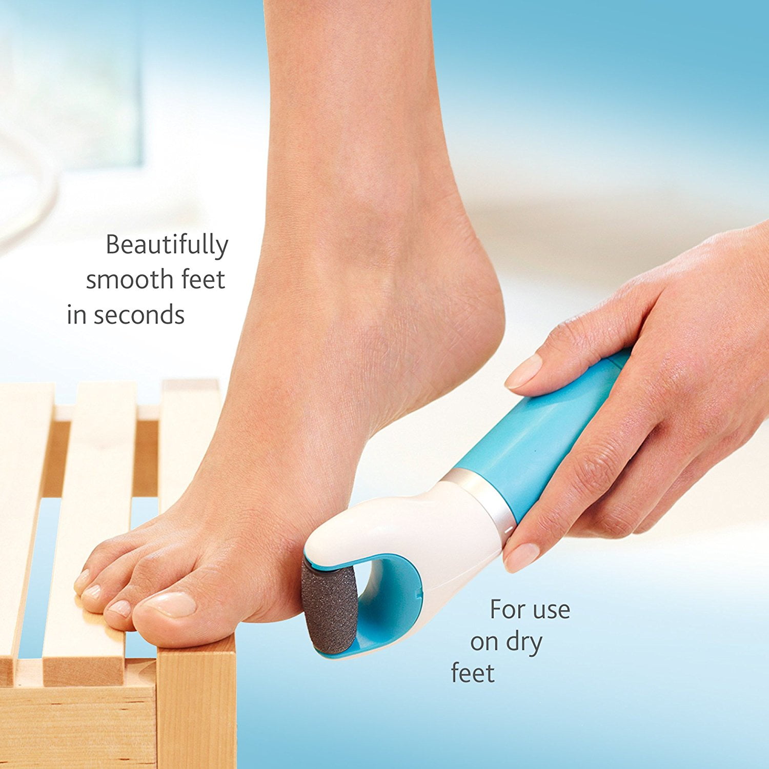Amope Pedi Perfect Electronic Foot File With Diamond Crystals 