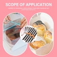 thumbnail image 3 of Miangastore 50Pcs Gift Sticker Self-adhesive Package Stickers Strip Shape Seal Decals 25pcs Pink 25pcs Black for Each 50pcs, 3 of 8