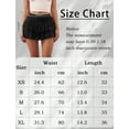 thumbnail image 7 of FEOYA Women's Y2K Lace Mini Skirt Ladies Layered Mini Skirt High Waist Ruffle Boho Skirt Micro Mesh Tiered Skort A Line Streetwear Skirts M, 7 of 7