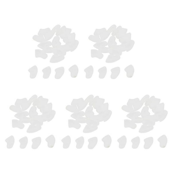 100 piezas de protectores de uñas antiarañazos para perros y gatos, suaves y decorativos para garras de cachorro. L Claro