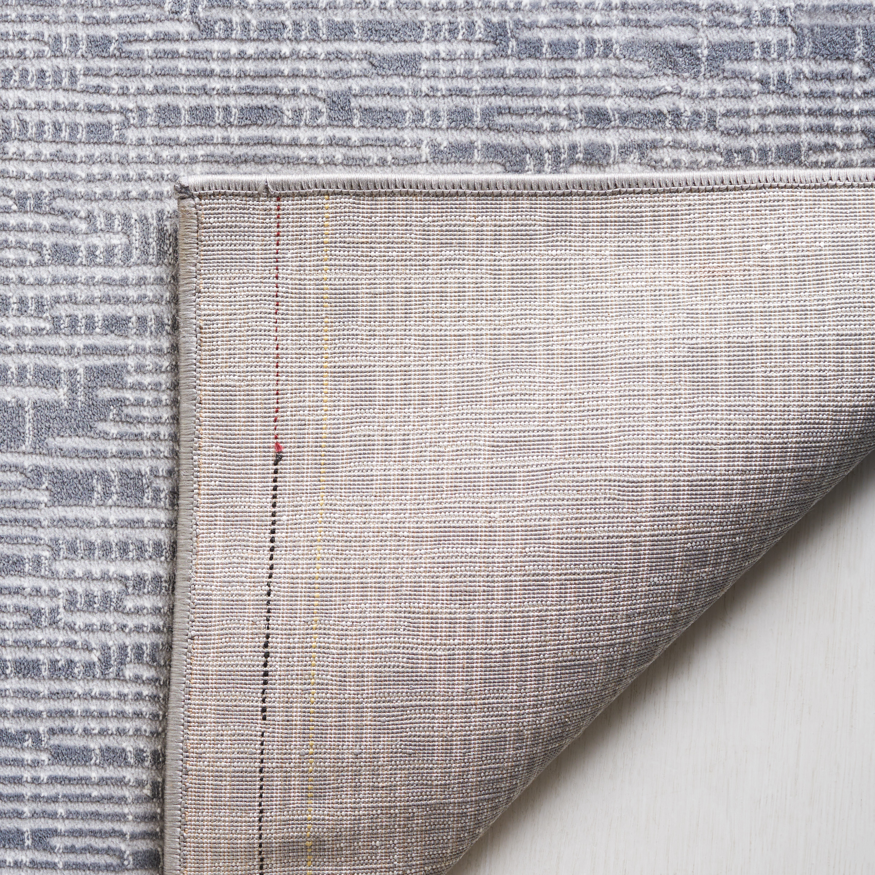 SAFAVIEH Continental Jaki Distressed Runner Rug, Dark Gray/Light Gray, 2'2" x 8'
