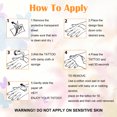 thumbnail image 2 of 14 Butterfly Flower Tattoo Stickers, 2 of 7