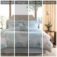 thumbnail image 5 of Madison Park MPE10-159 Essentials Knowles Complete Bed & Sheet Set Full Aqua,Full, 5 of 5