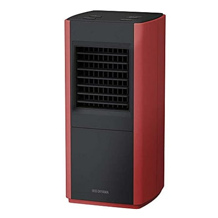 

Iris Ohyama Heater Ceramic Fan Heater Heating Equipment Electric Foot Small Hot Air Dressing Room Large Air Volume Slim CH-12TDS1-R Red